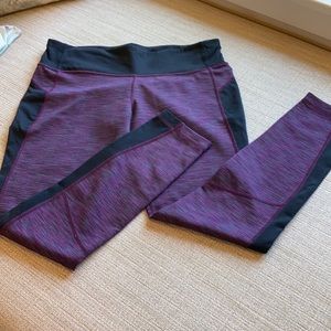 Purple and Black Leggings